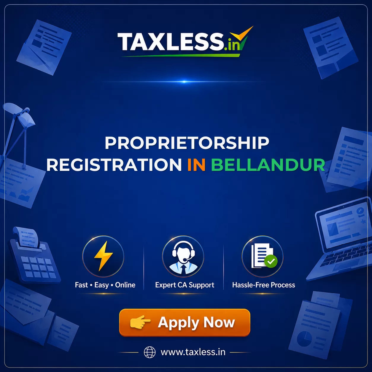 Proprietorship Registration in Bellandur