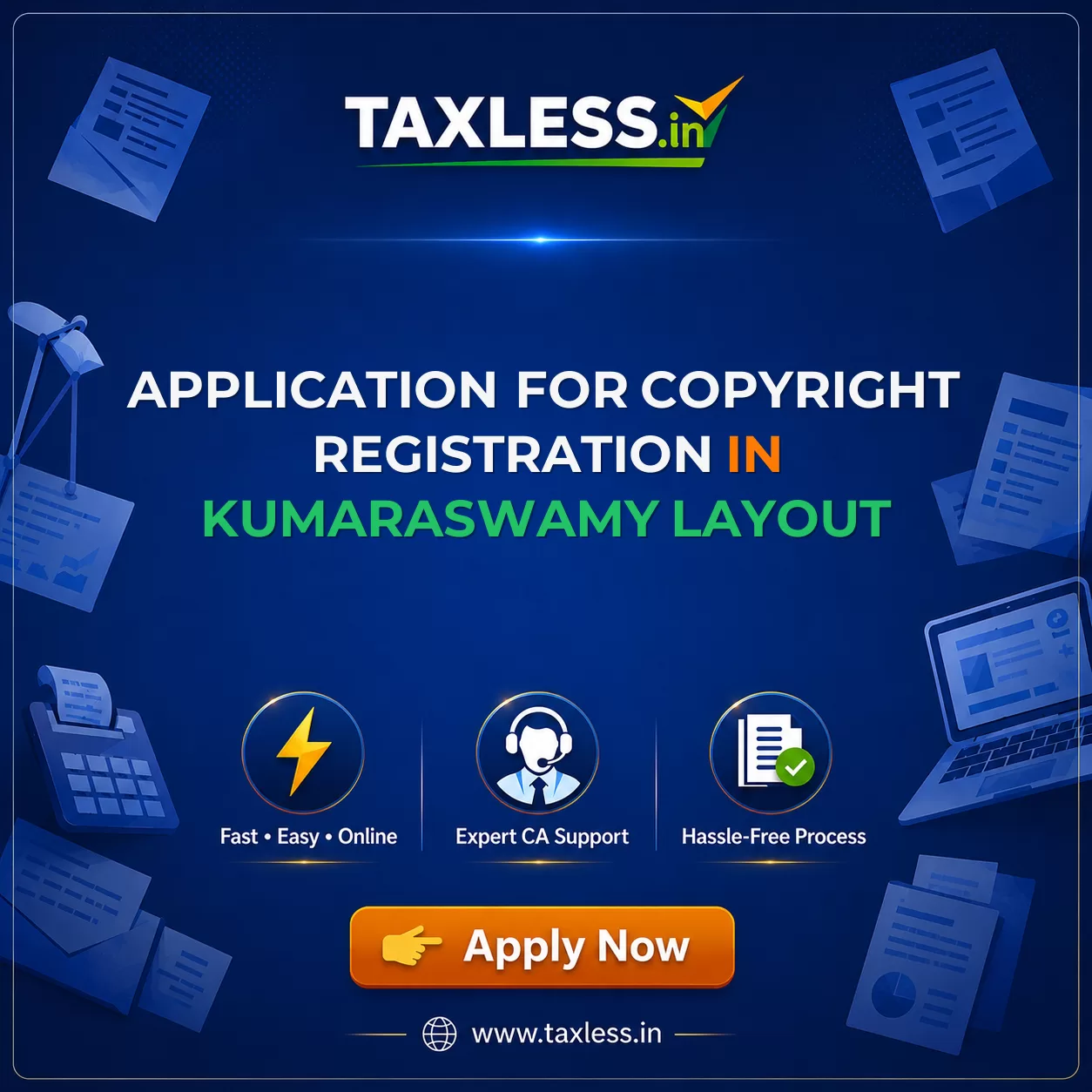 Application For Copyright Registration in Kumaraswamy Layout