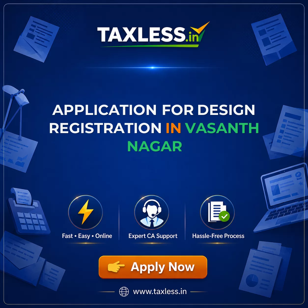 Application For Design Registration in Vasanth Nagar