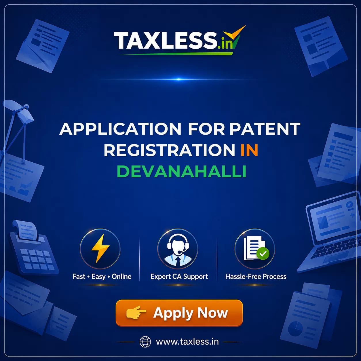 Application For Patent Registration in Devanahalli