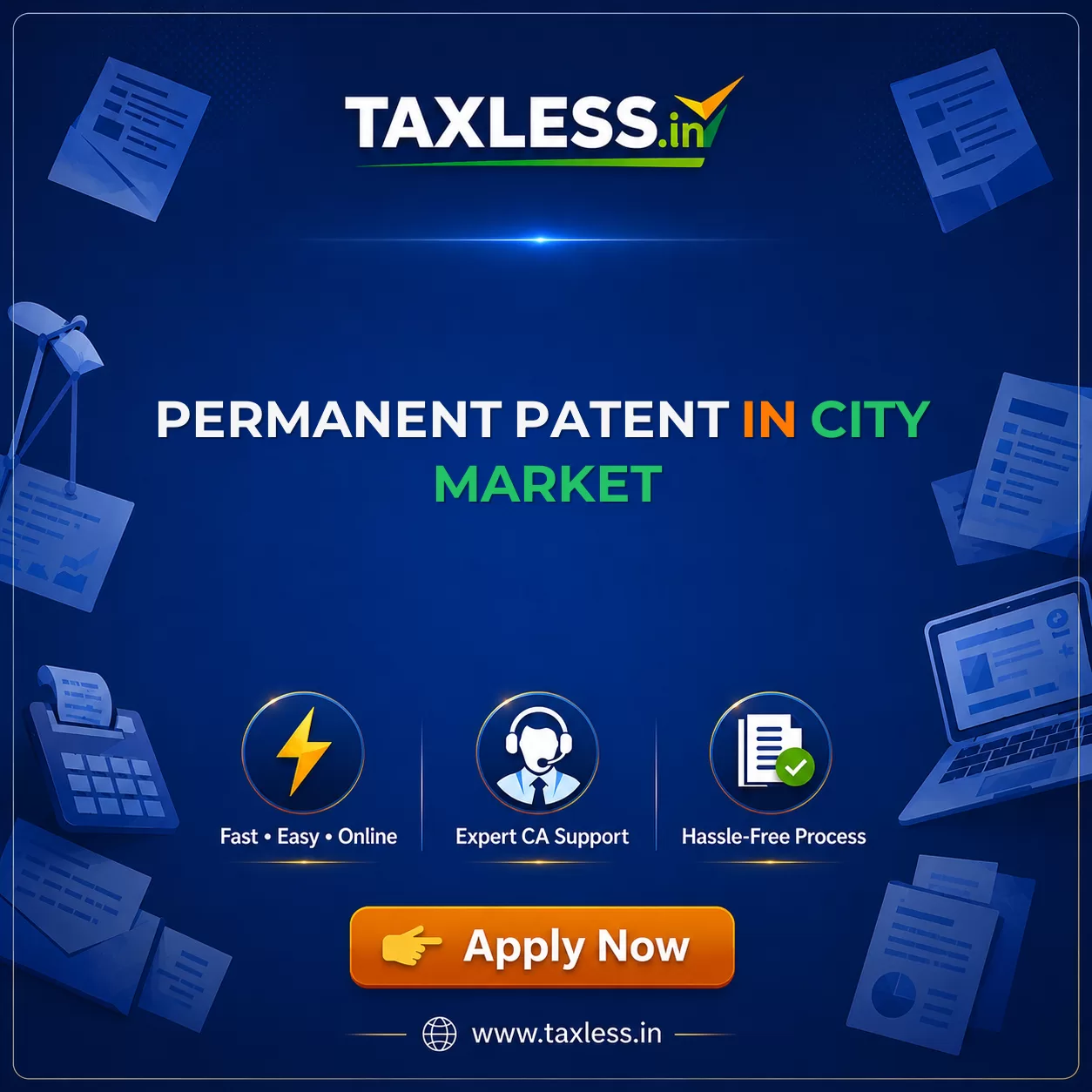Permanent Patent in City Market