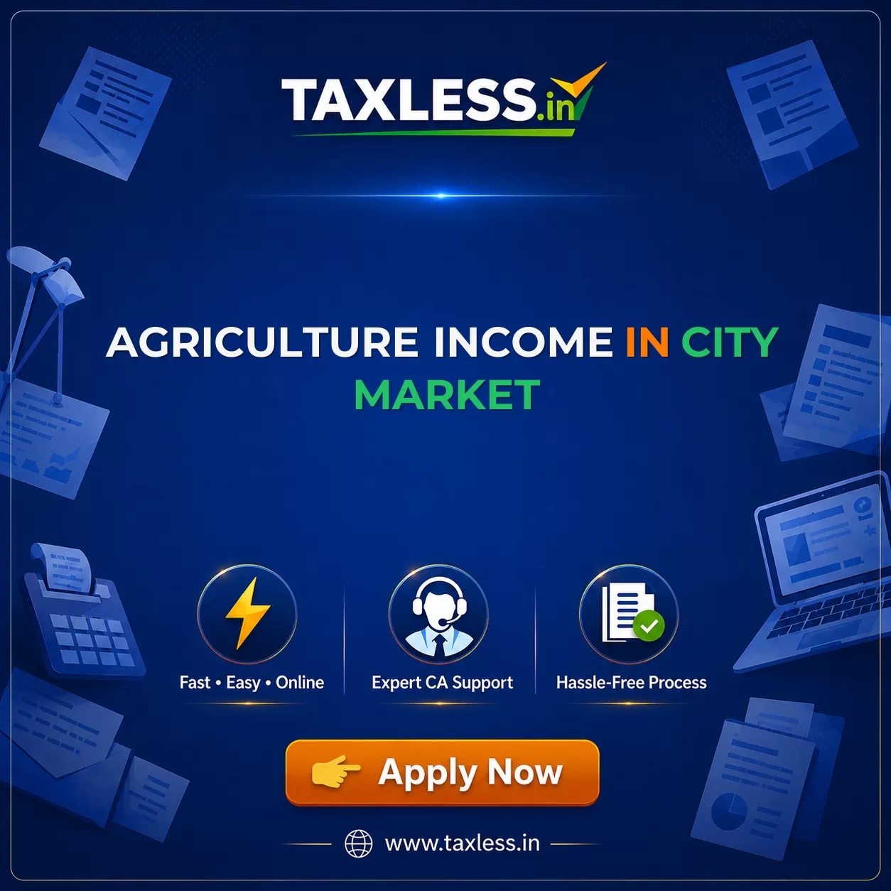 Agriculture Income in City Market