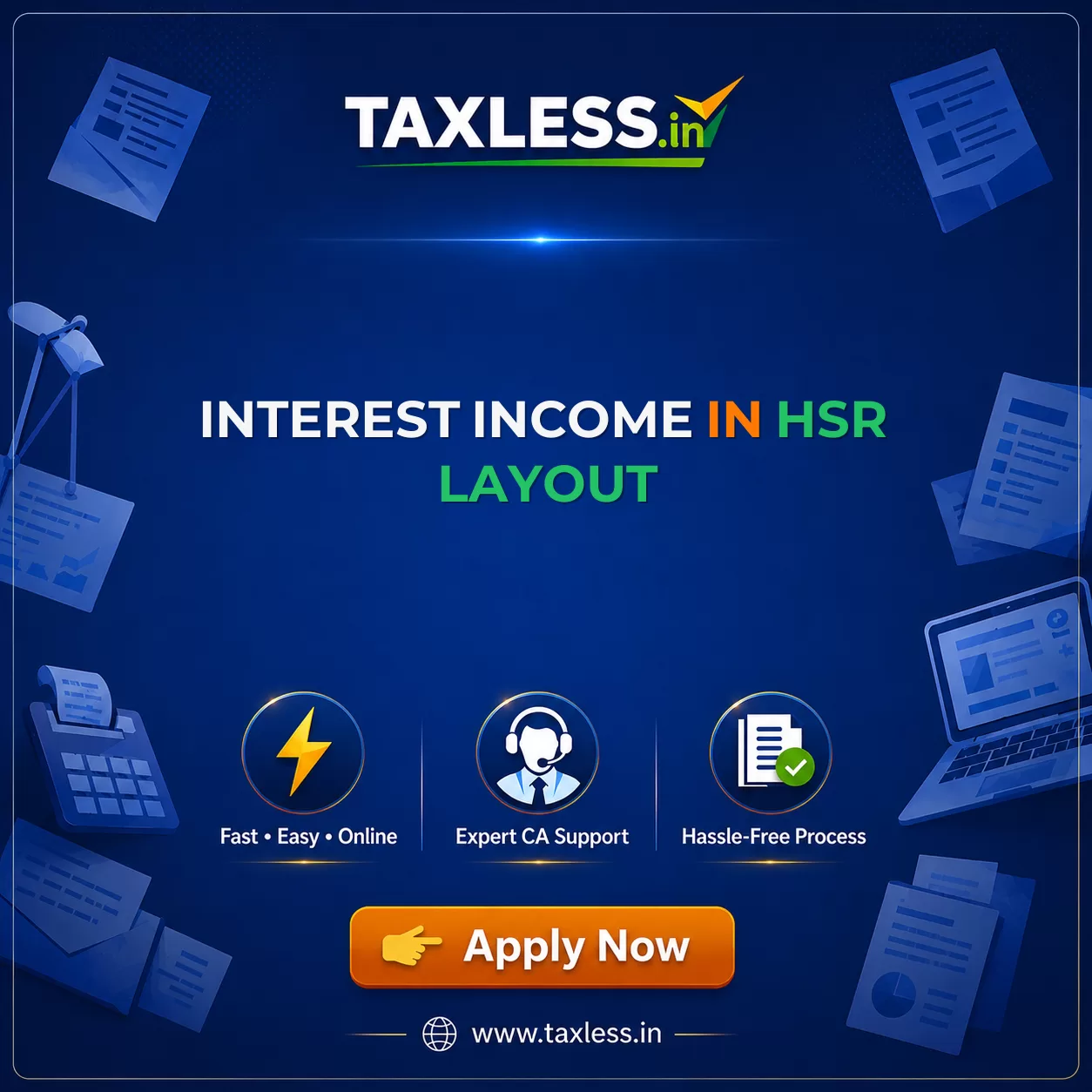 Interest Income in Hsr Layout