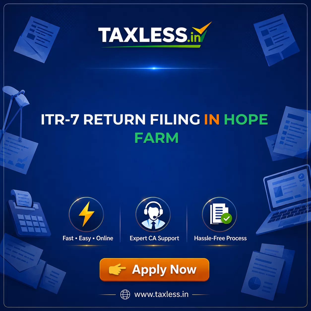 ITR-7 Return Filing in Hope Farm