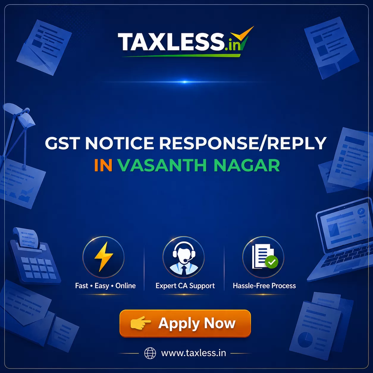 GST Notice Response/Reply in Vasanth Nagar