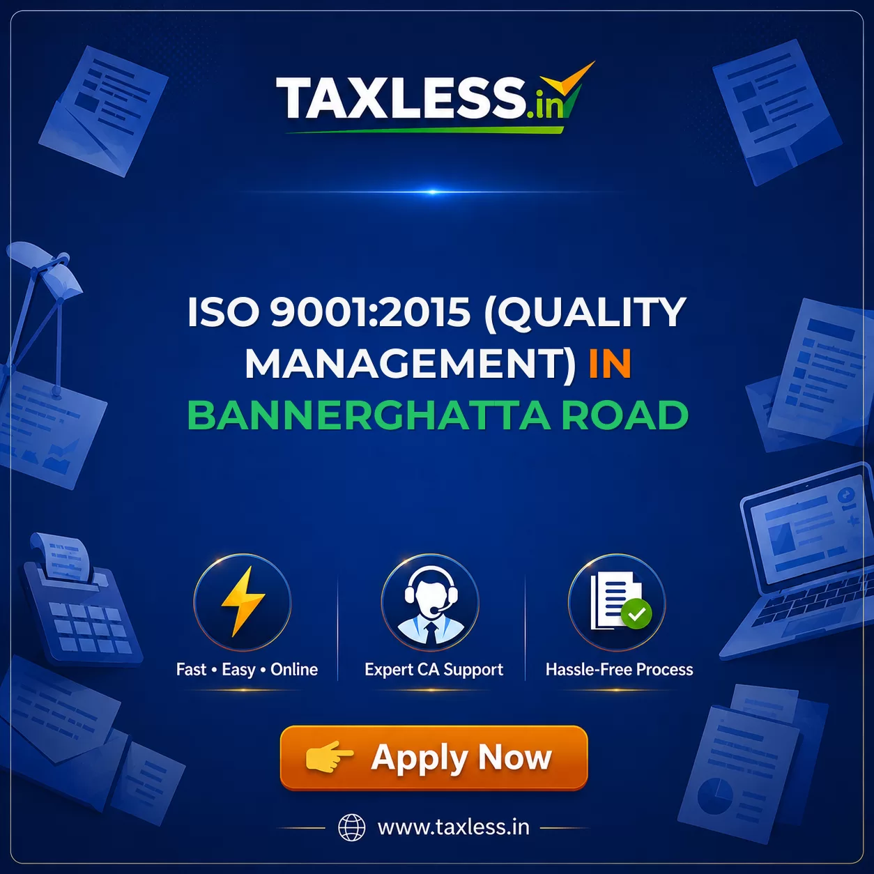 ISO 9001:2015 (Quality Management) in Bannerghatta Road