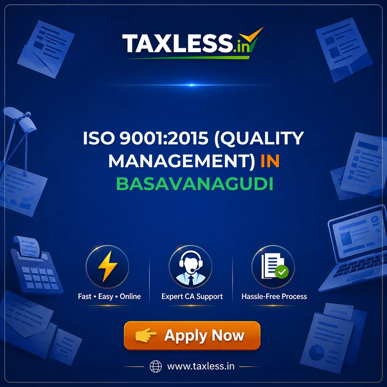 ISO 9001:2015 (Quality Management) in Basavanagudi