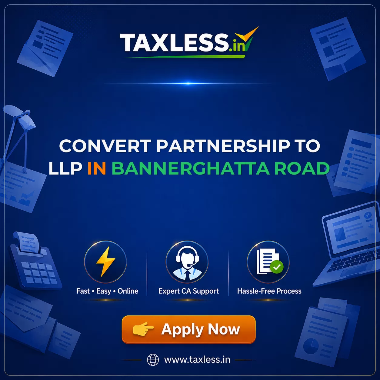 Convert Partnership To LLP in Bannerghatta Road