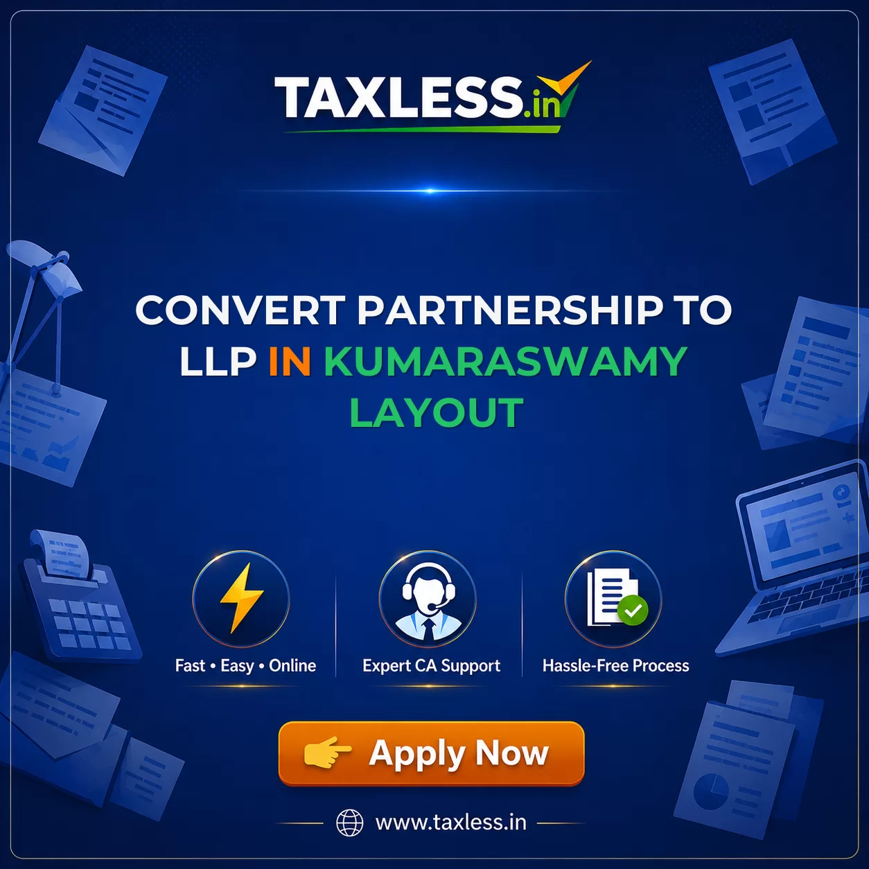 Convert Partnership To LLP in Kumaraswamy Layout