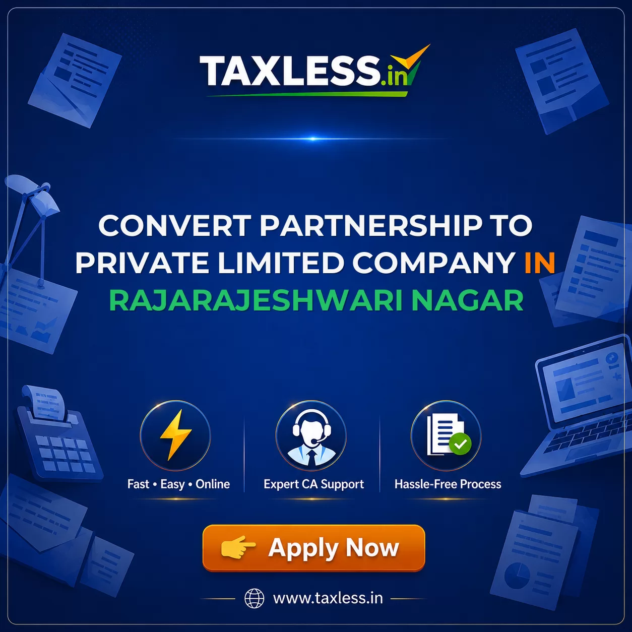 Convert Partnership To Private Limited Company in Rajarajeshwari Nagar