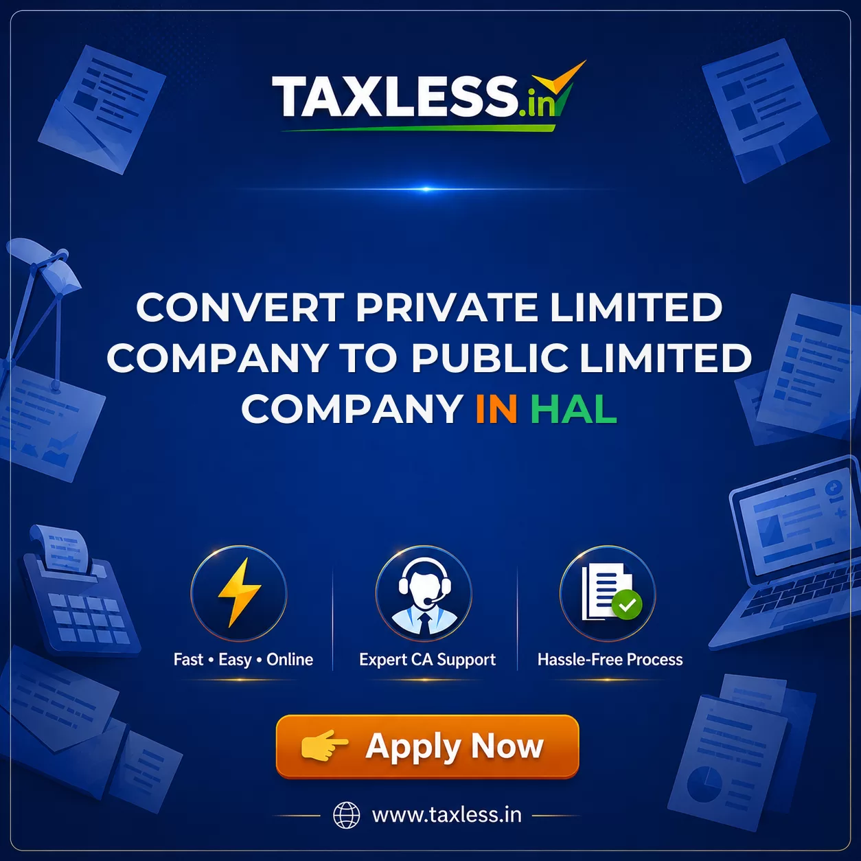 Convert Private Limited Company To Public Limited Company in Hal