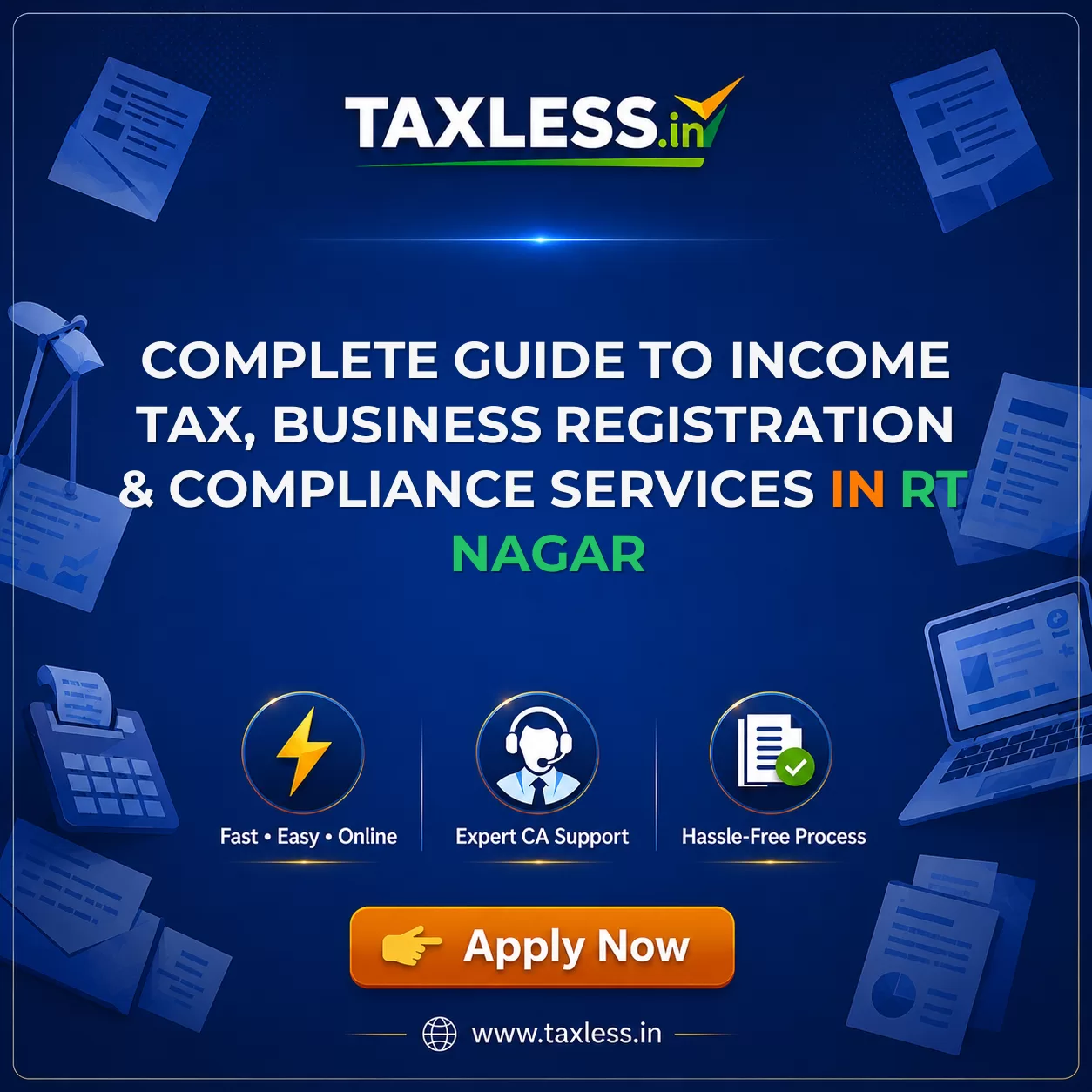 Complete Guide to Income Tax, Business Registration & Compliance Services in Rt Nagar