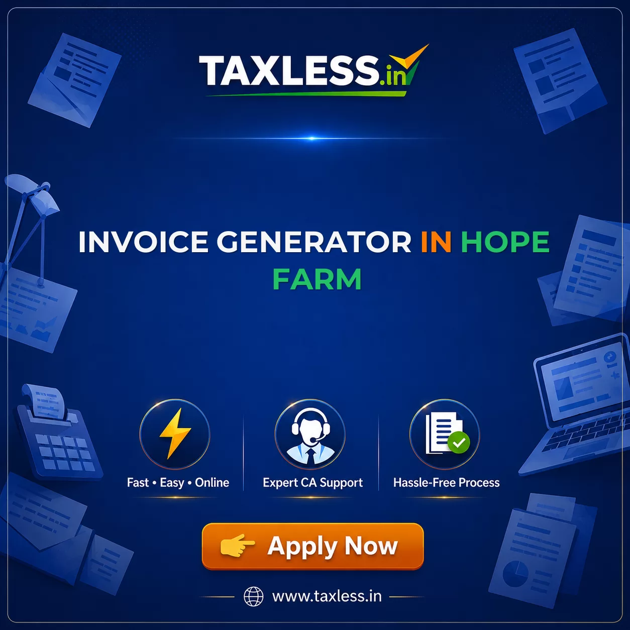 Invoice Generator in Hope Farm
