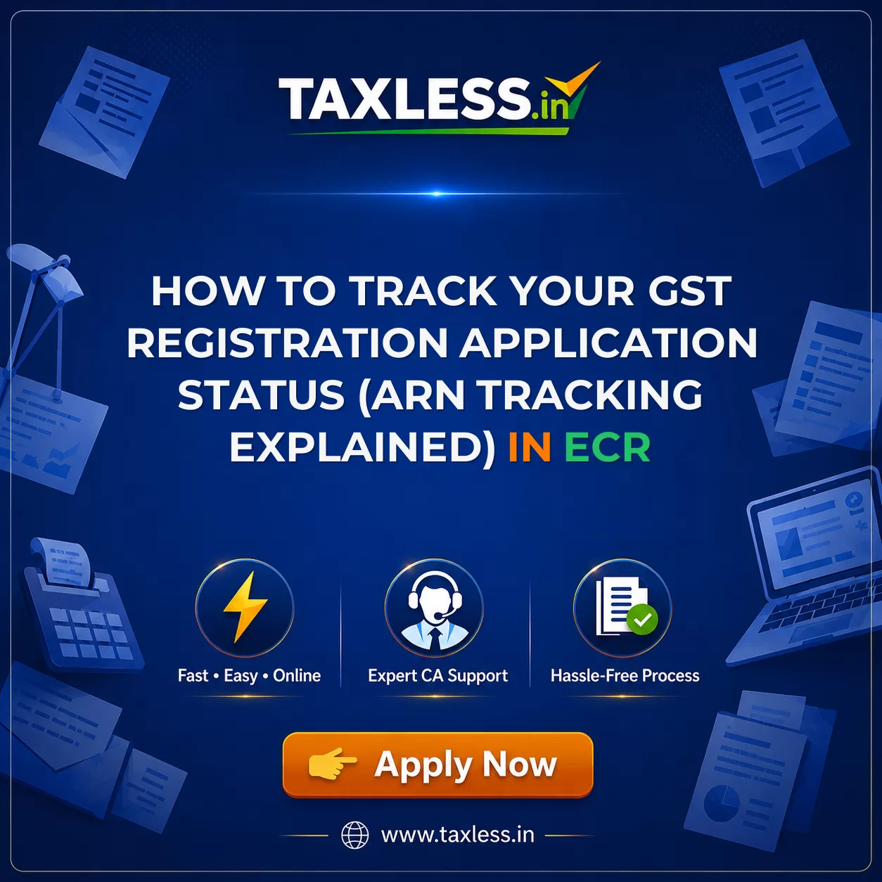 How to Track Your GST Registration Application Status (ARN Tracking Explained) in Ecr