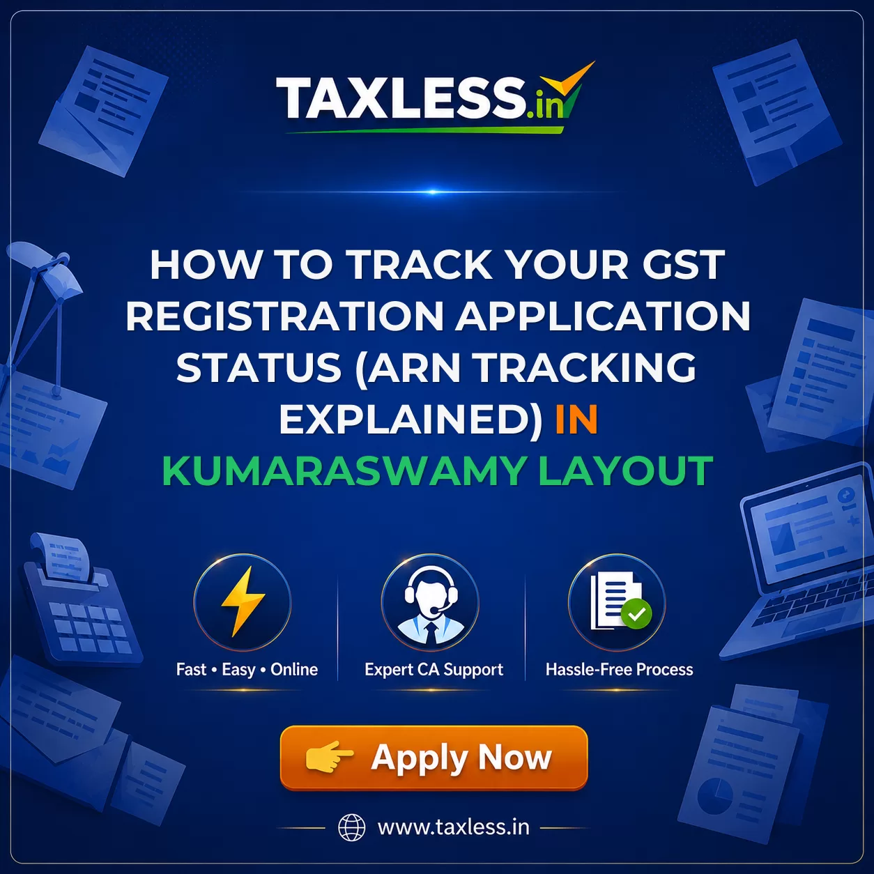 How to Track Your GST Registration Application Status (ARN Tracking Explained) in Kumaraswamy Layout