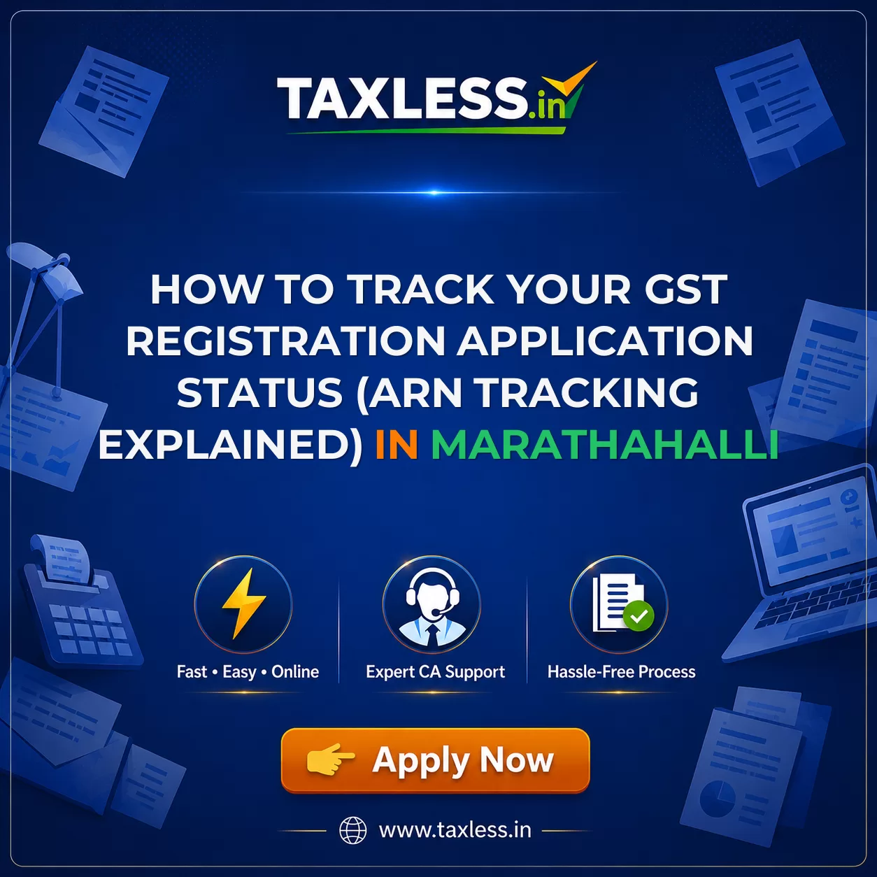 How to Track Your GST Registration Application Status (ARN Tracking Explained) in Marathahalli