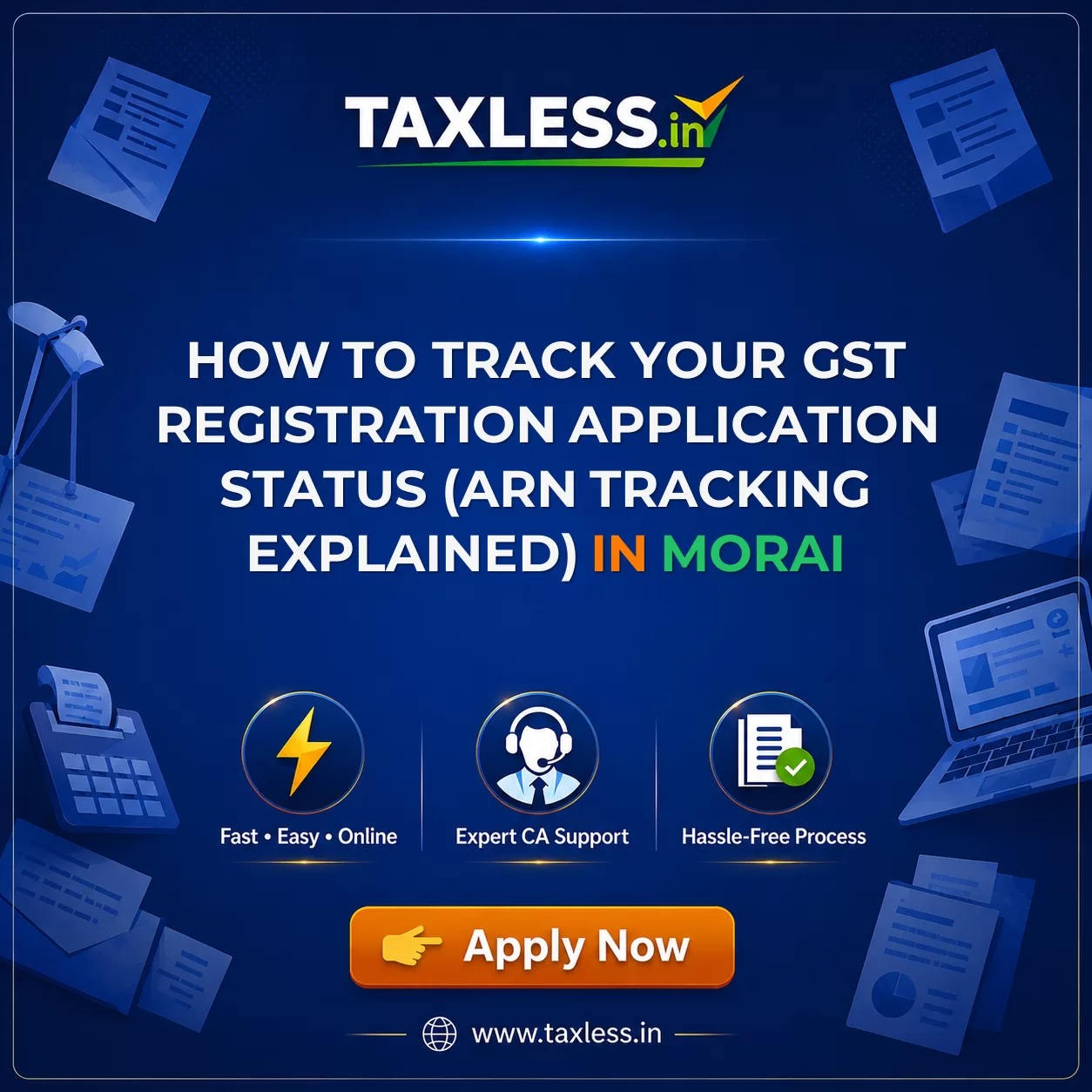 How to Track Your GST Registration Application Status (ARN Tracking Explained) in Morai