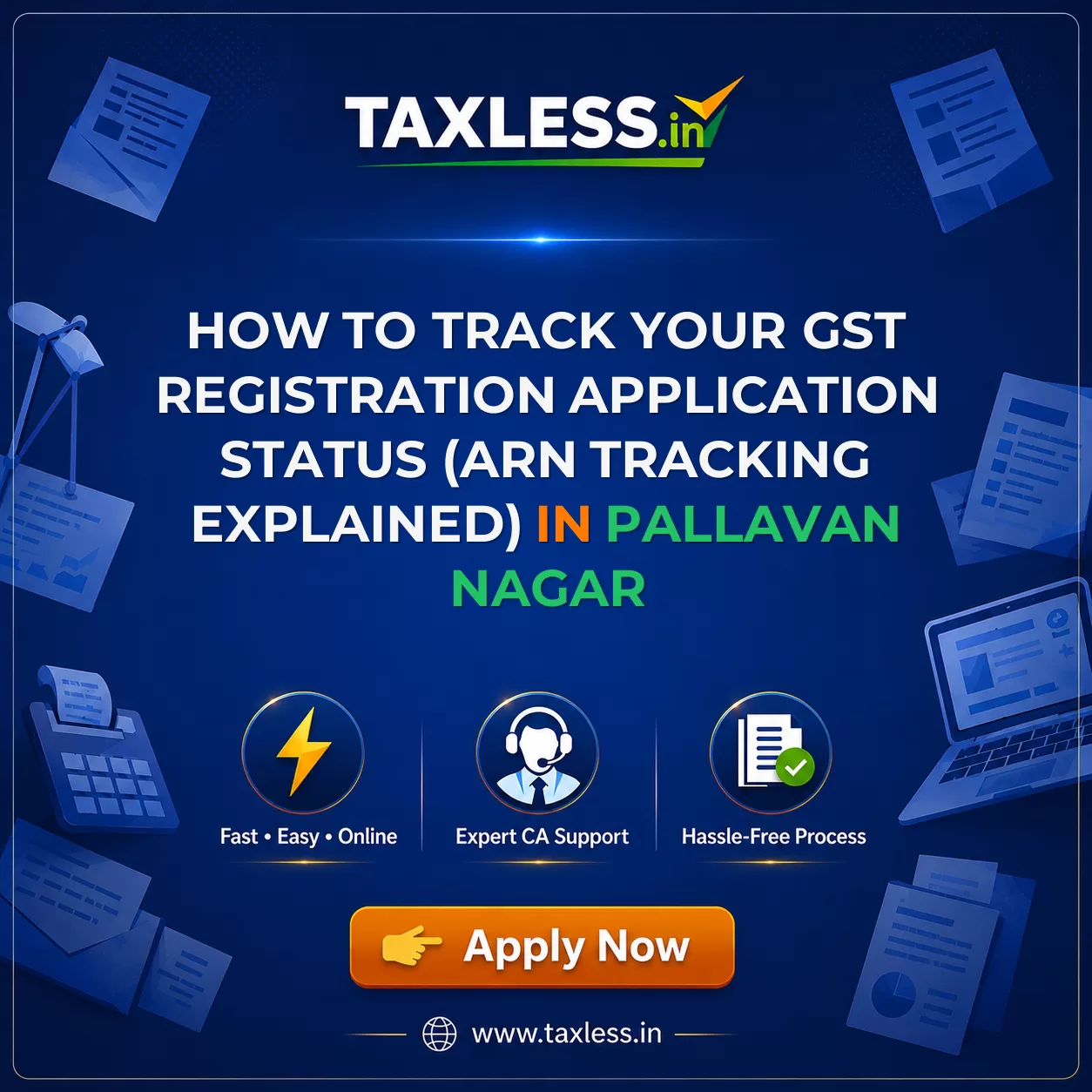 How to Track Your GST Registration Application Status (ARN Tracking Explained) in Pallavan Nagar