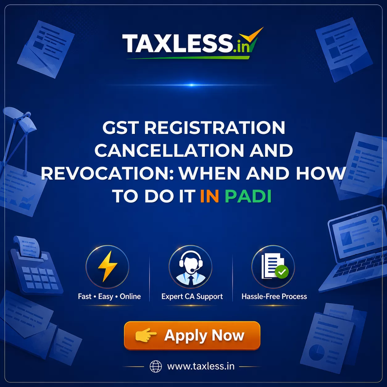 GST Registration Cancellation and Revocation: When and How to Do It in Padi