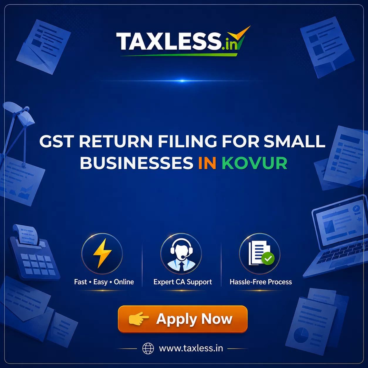 GST Return Filing for Small Businesses in Kovur