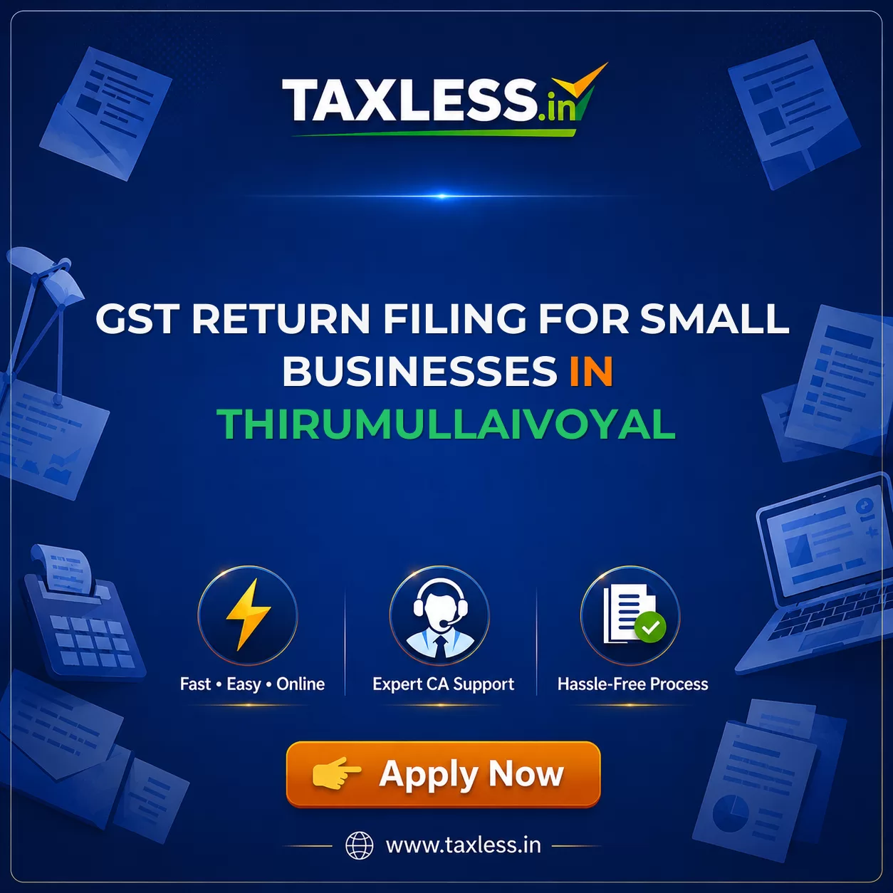 GST Return Filing for Small Businesses in Thirumullaivoyal
