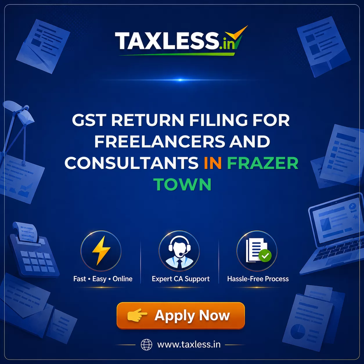 GST Return Filing for Freelancers and Consultants in Frazer Town