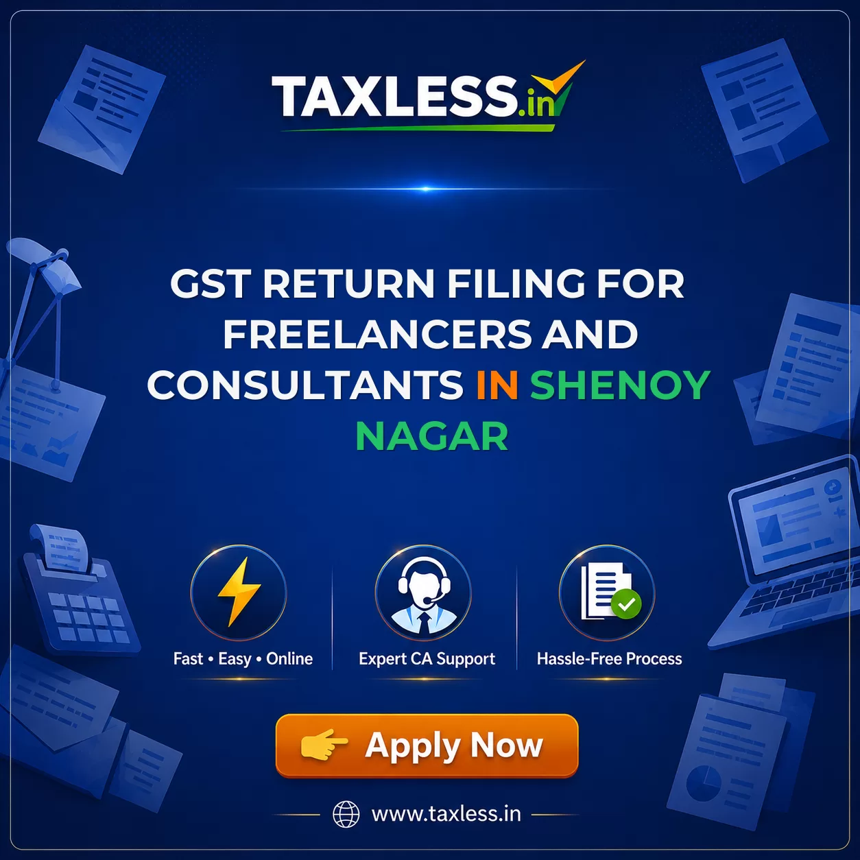 GST Return Filing for Freelancers and Consultants in Shenoy Nagar