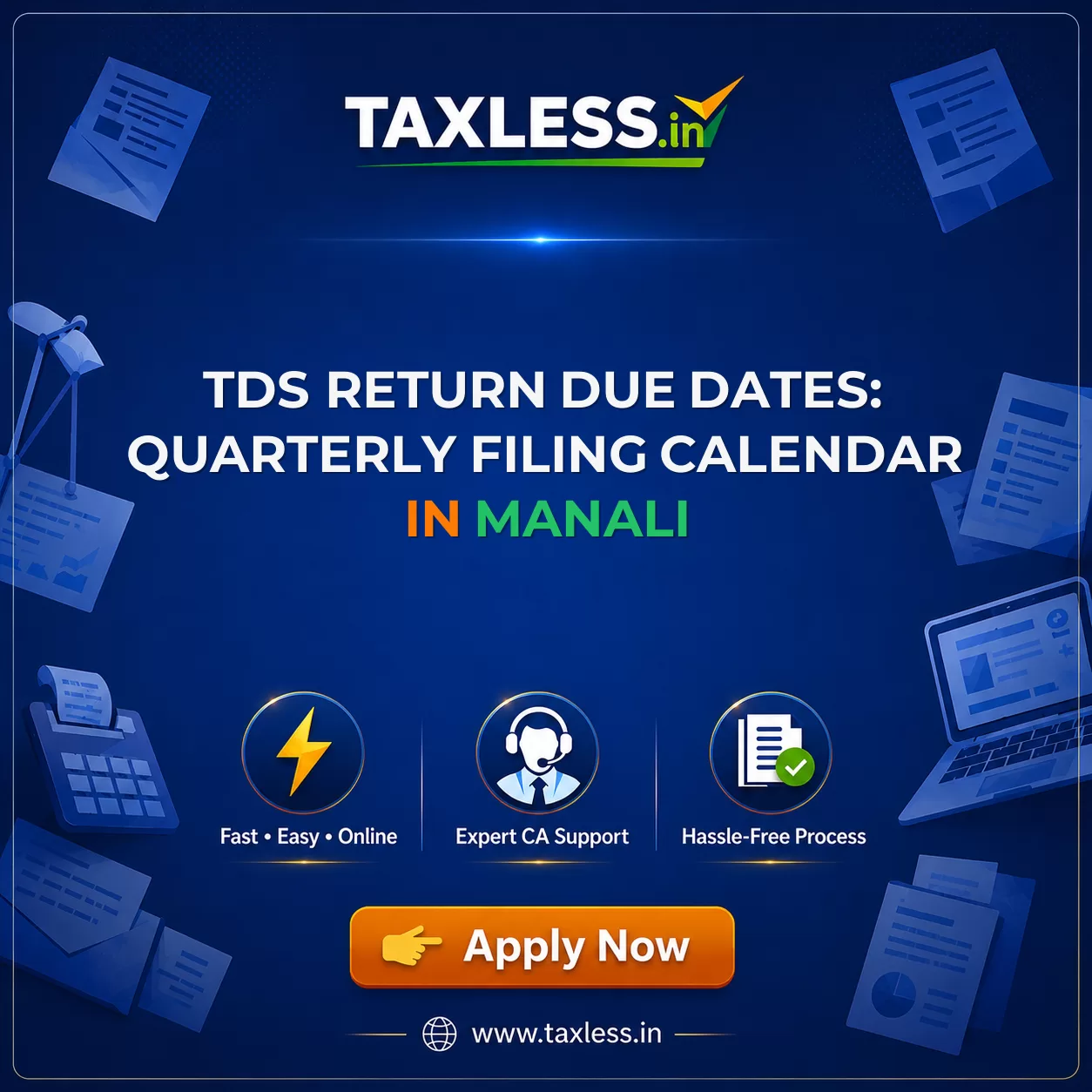 TDS Return Due Dates: Quarterly Filing Calendar in Manali