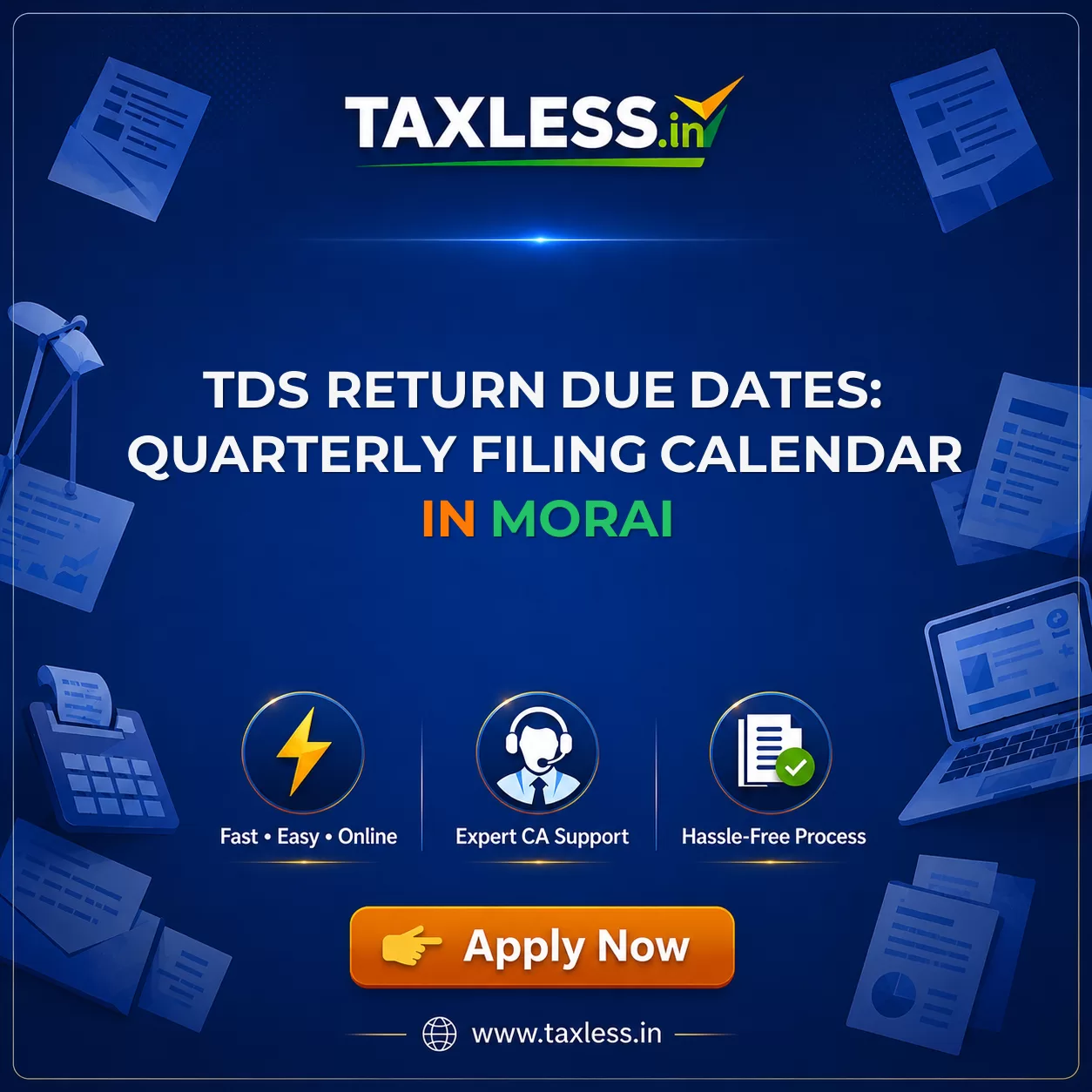 TDS Return Due Dates: Quarterly Filing Calendar in Morai