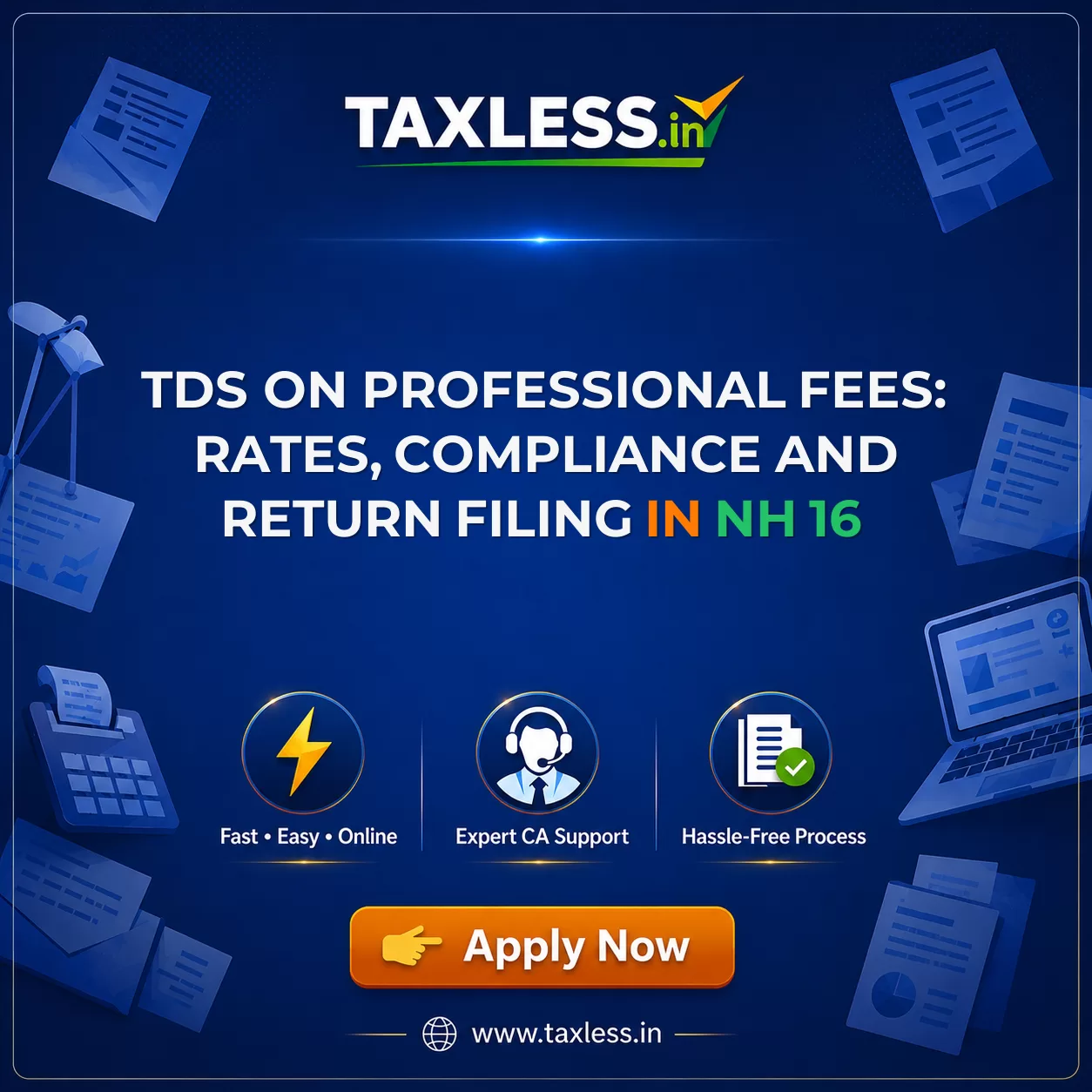 TDS on Professional Fees: Rates, Compliance and Return Filing in Nh 16