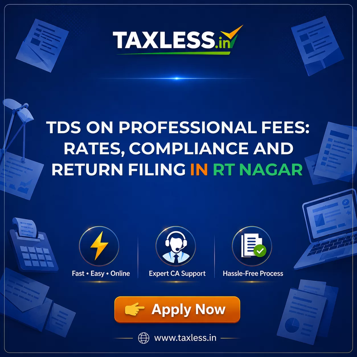 TDS on Professional Fees: Rates, Compliance and Return Filing in Rt Nagar