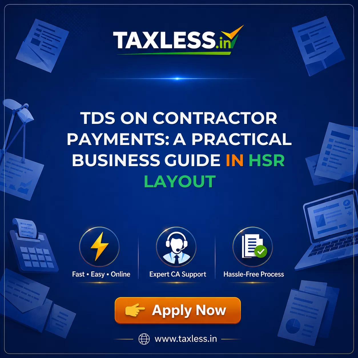 TDS on Contractor Payments: A Practical Business Guide in Hsr Layout