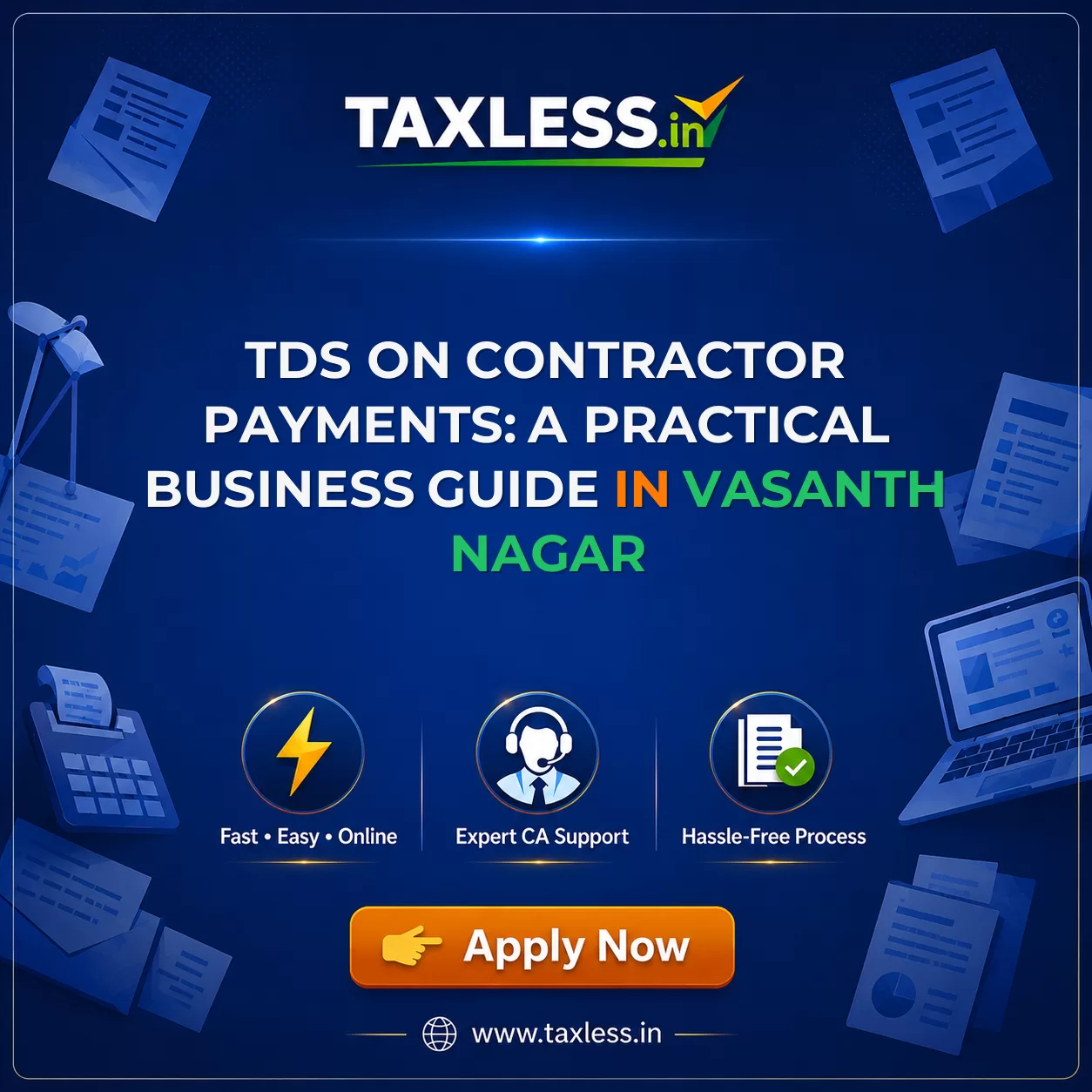 TDS on Contractor Payments: A Practical Business Guide in Vasanth Nagar