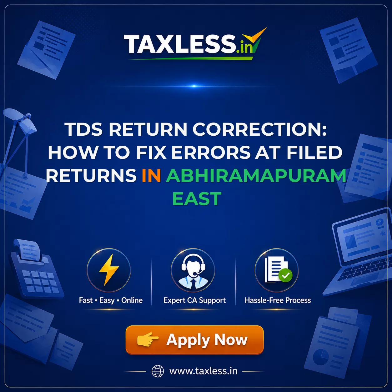 TDS Return Correction: How to Fix Errors at Filed Returns in Abhiramapuram East