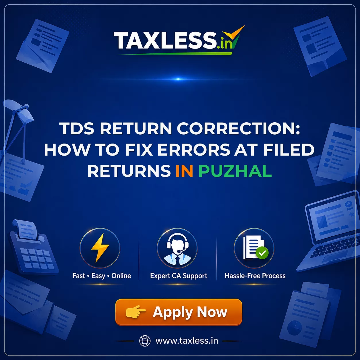 TDS Return Correction: How to Fix Errors at Filed Returns in Puzhal