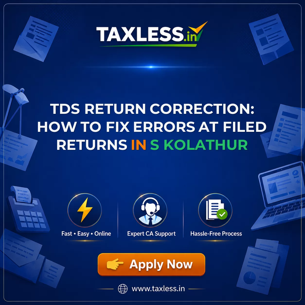 TDS Return Correction: How to Fix Errors at Filed Returns in S Kolathur