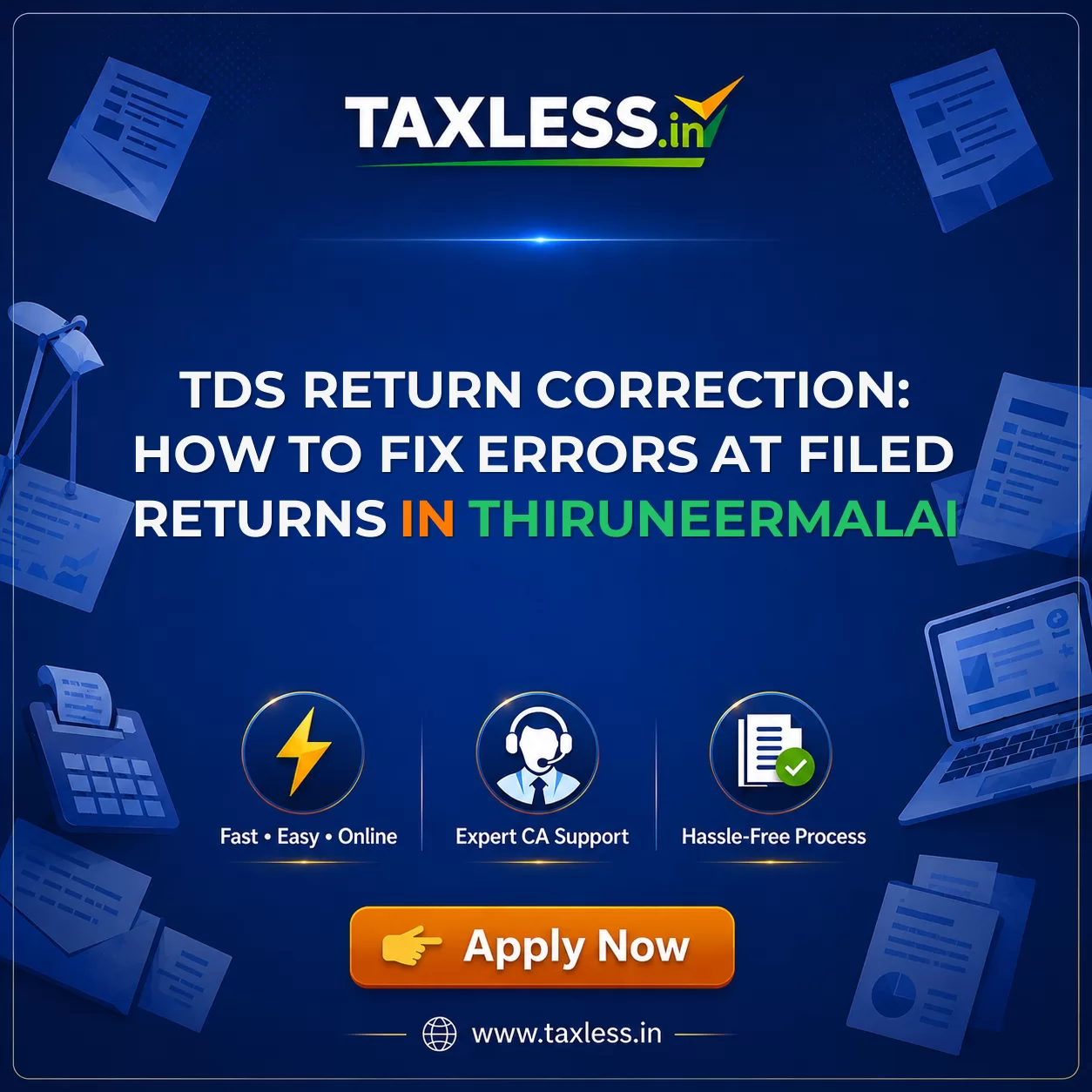 TDS Return Correction: How to Fix Errors at Filed Returns in Thiruneermalai