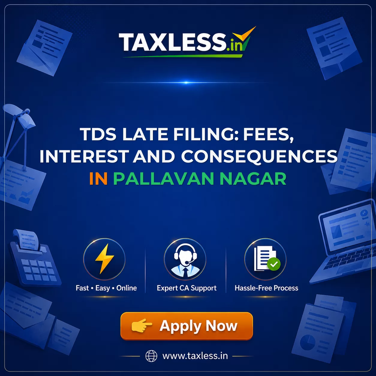 TDS Late Filing: Fees, Interest and Consequences in Pallavan Nagar