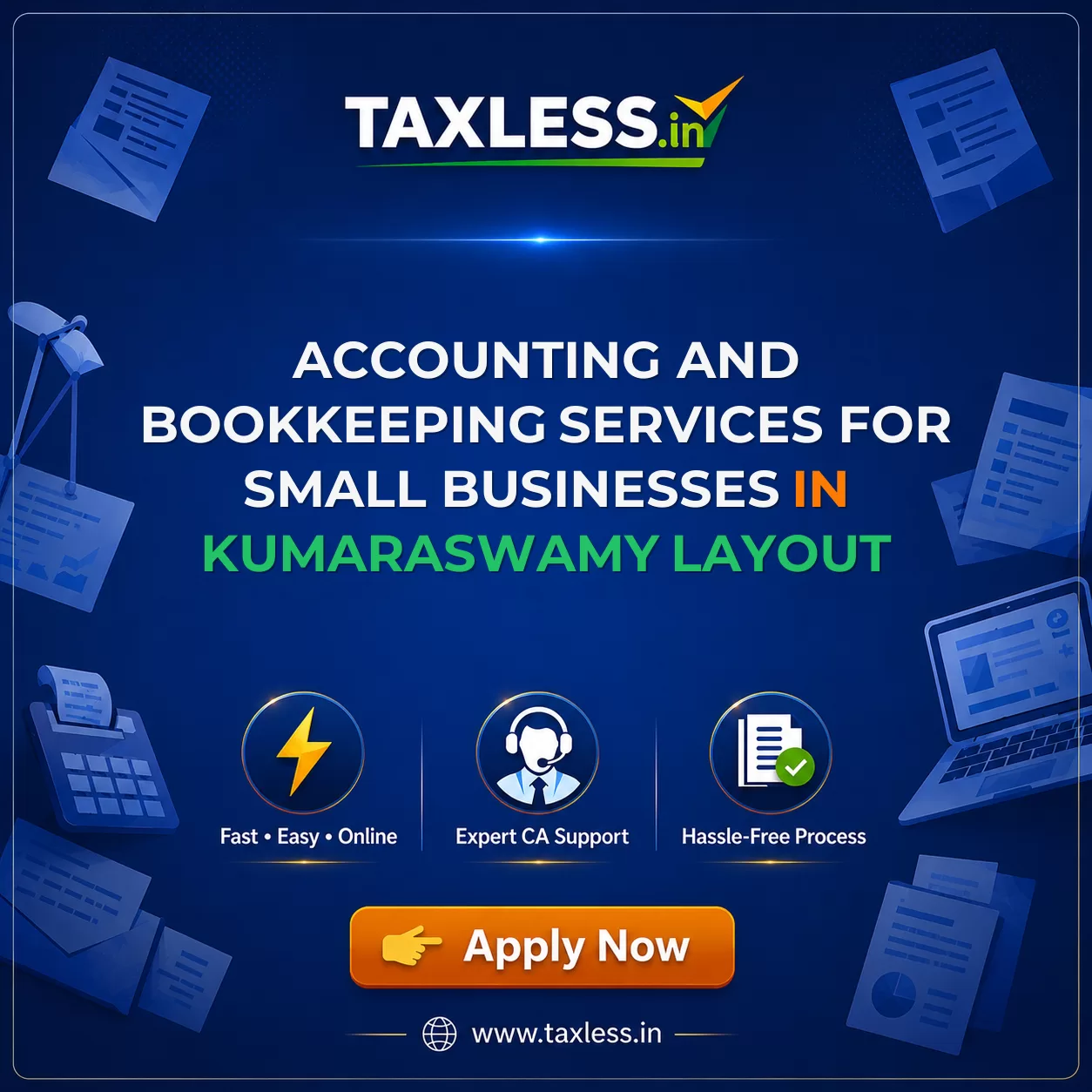 Accounting and Bookkeeping Services for Small Businesses in Kumaraswamy Layout