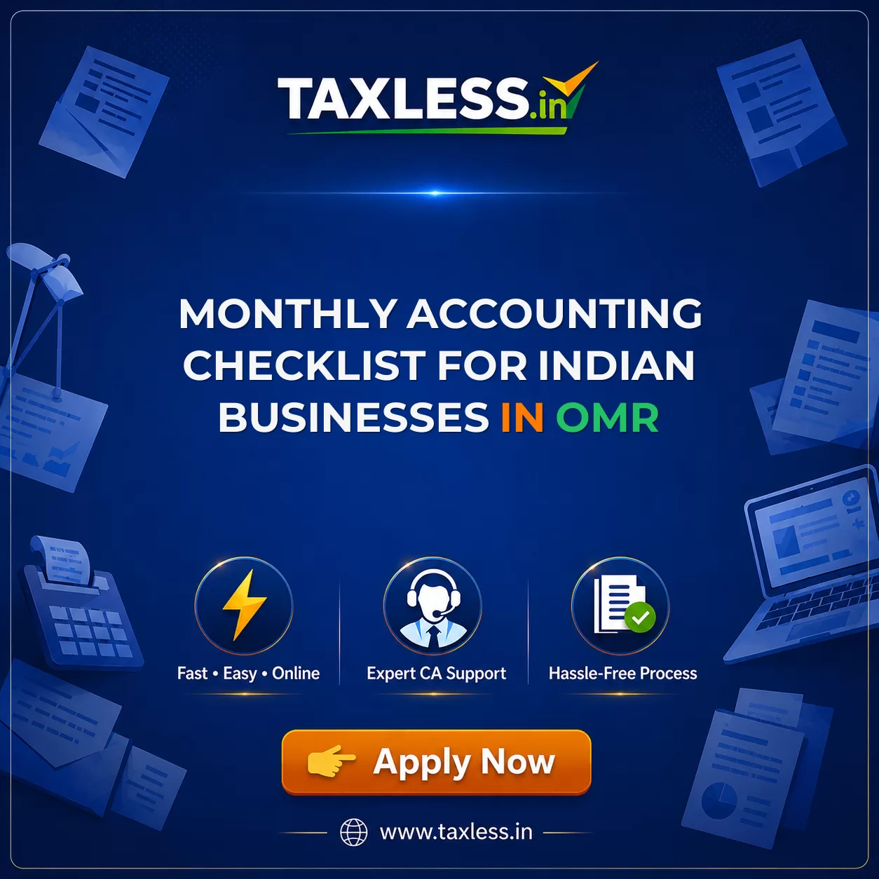 Monthly Accounting Checklist for Indian Businesses in Omr