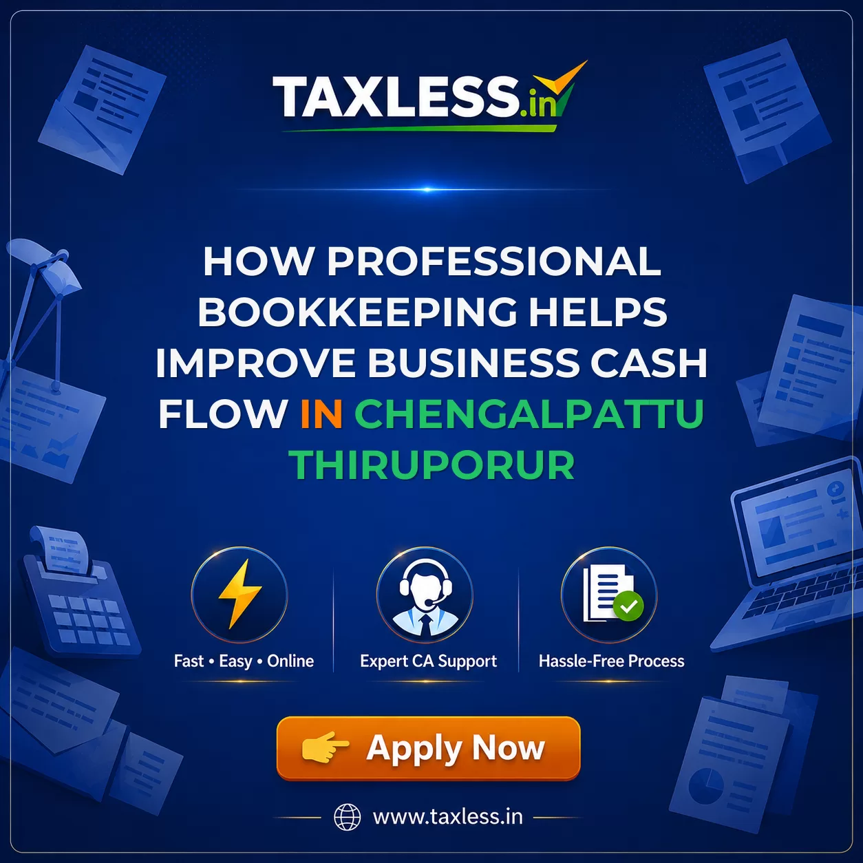How Professional Bookkeeping Helps Improve Business Cash Flow in Chengalpattu Thiruporur