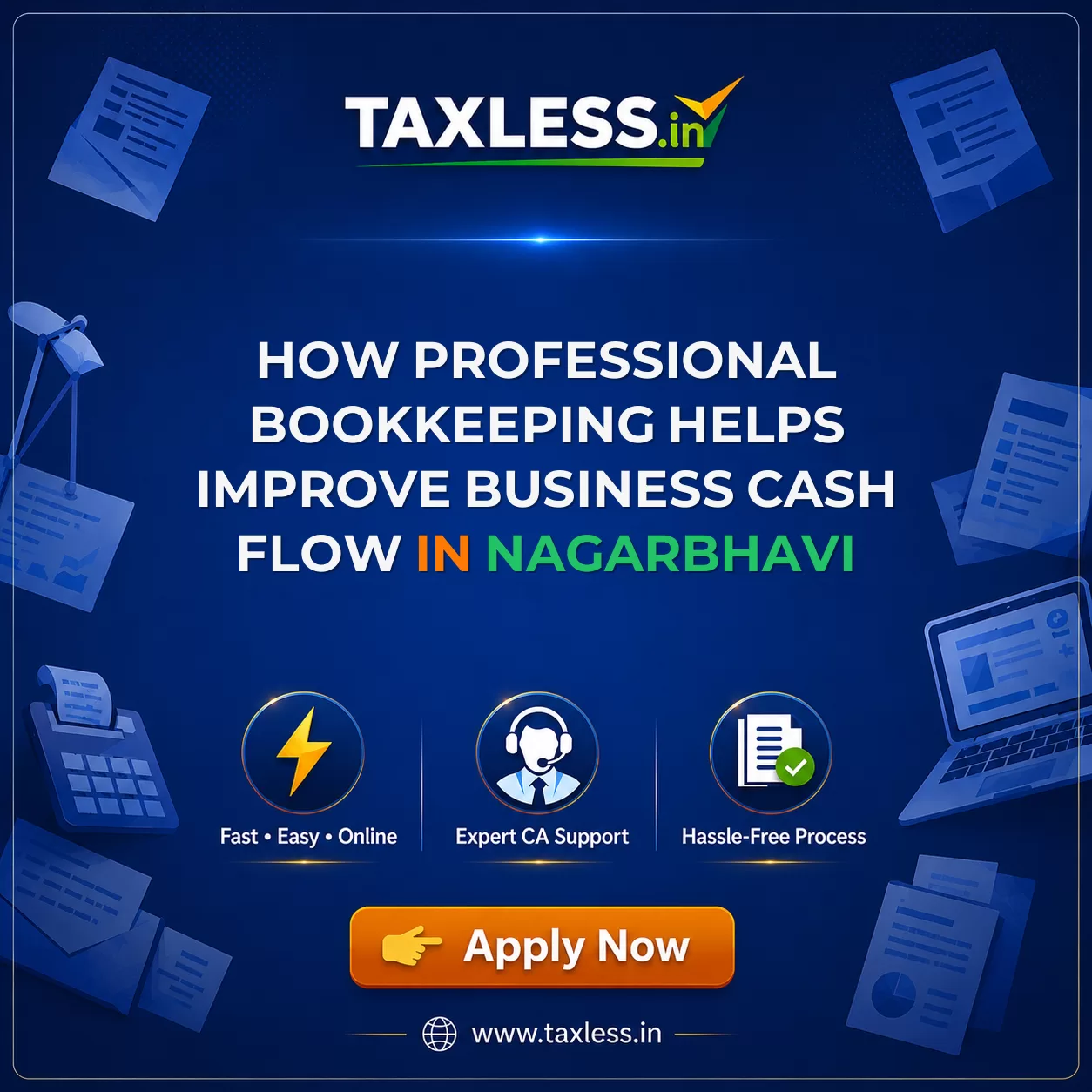 How Professional Bookkeeping Helps Improve Business Cash Flow in Nagarbhavi