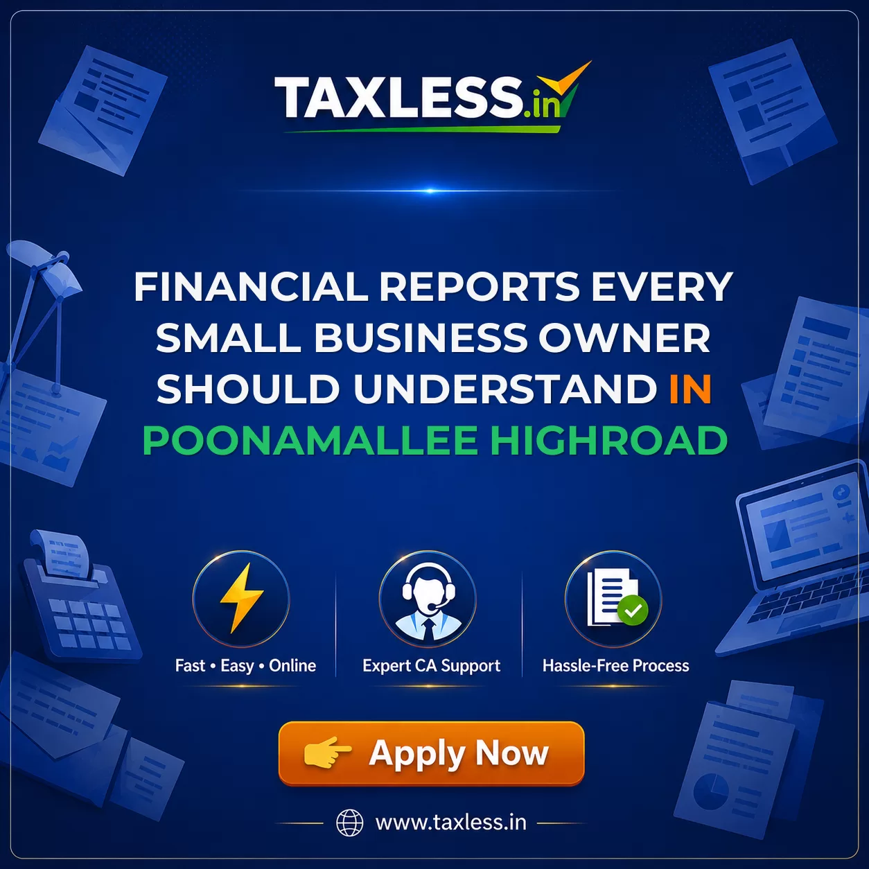 Financial Reports Every Small Business Owner Should Understand in Poonamallee Highroad