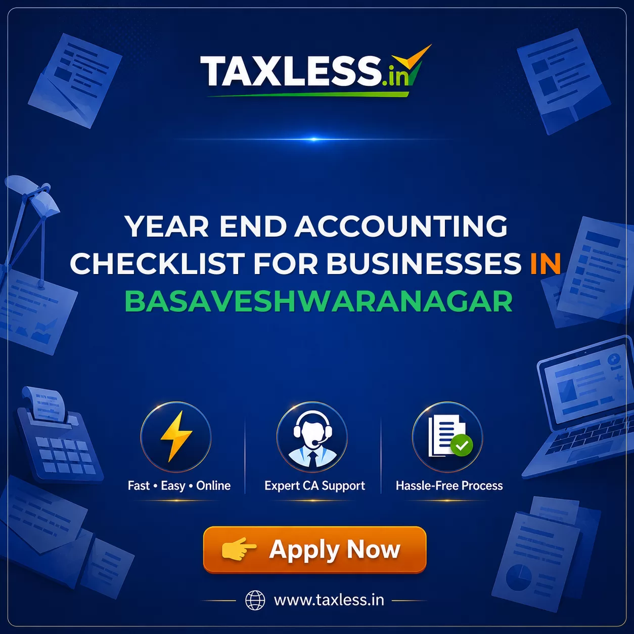 Year End Accounting Checklist for Businesses in Basaveshwaranagar