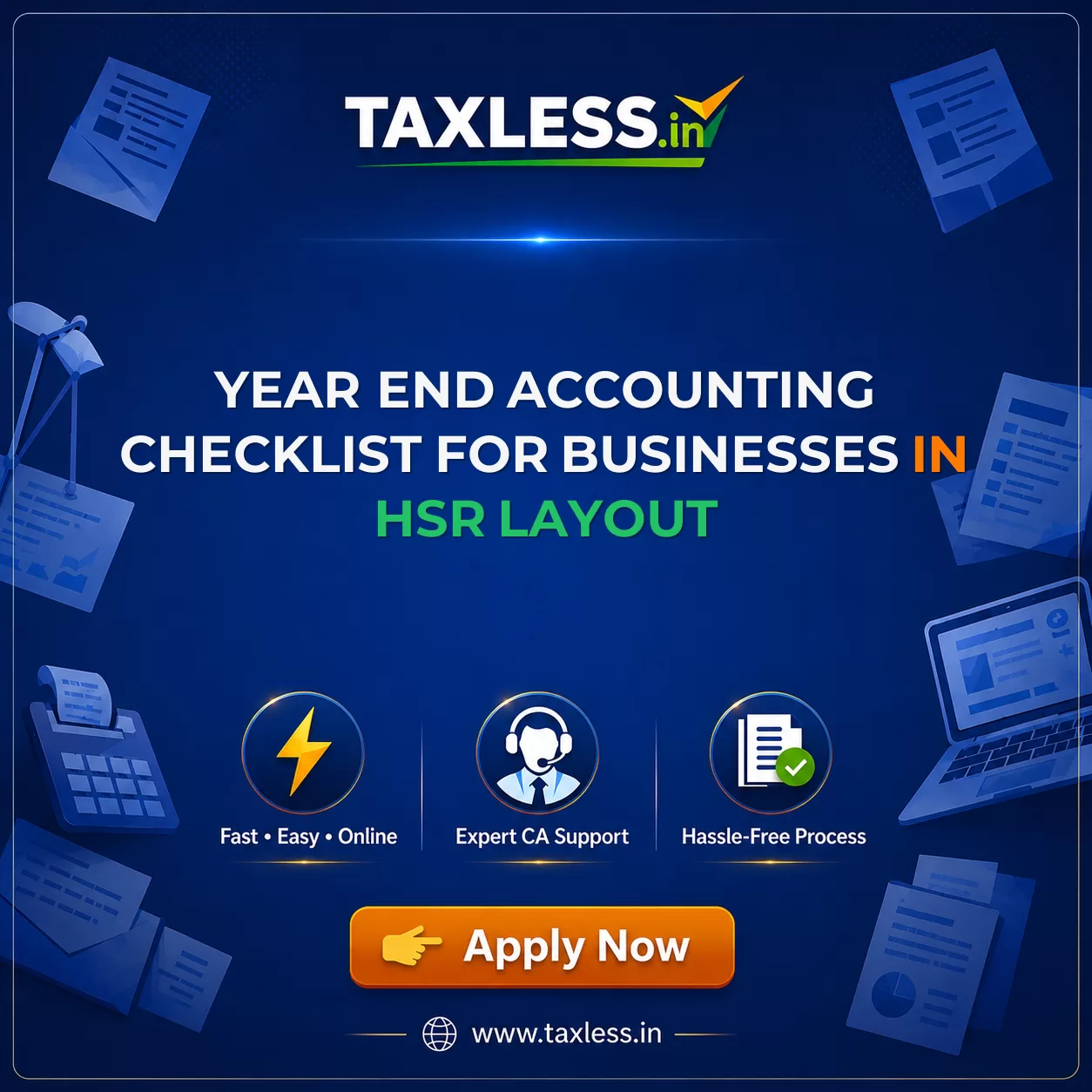 Year End Accounting Checklist for Businesses in Hsr Layout