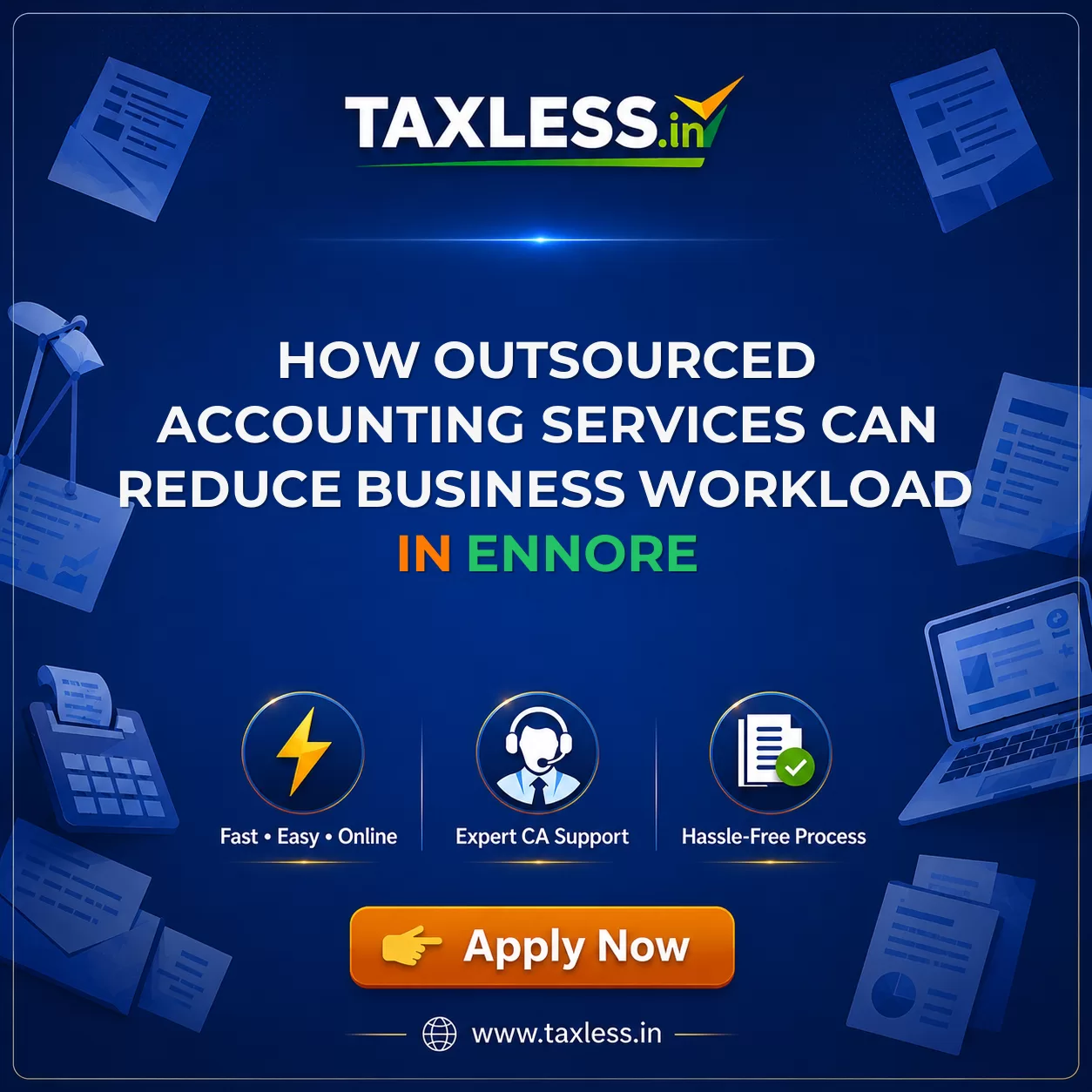 How Outsourced Accounting Services Can Reduce Business Workload in Ennore