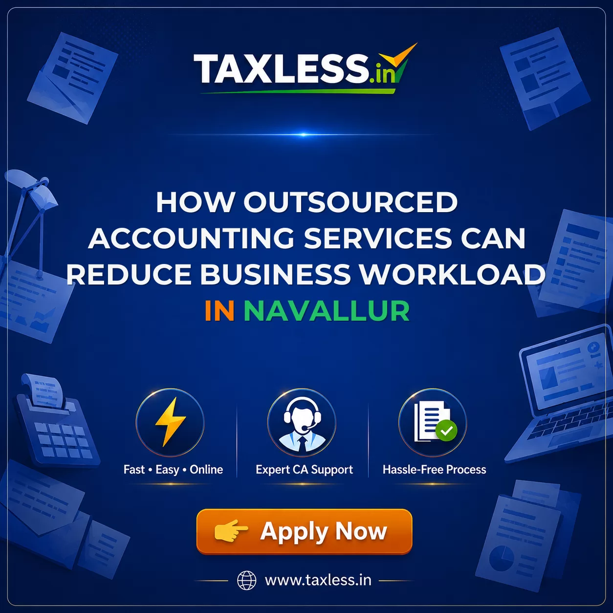 How Outsourced Accounting Services Can Reduce Business Workload in Navallur