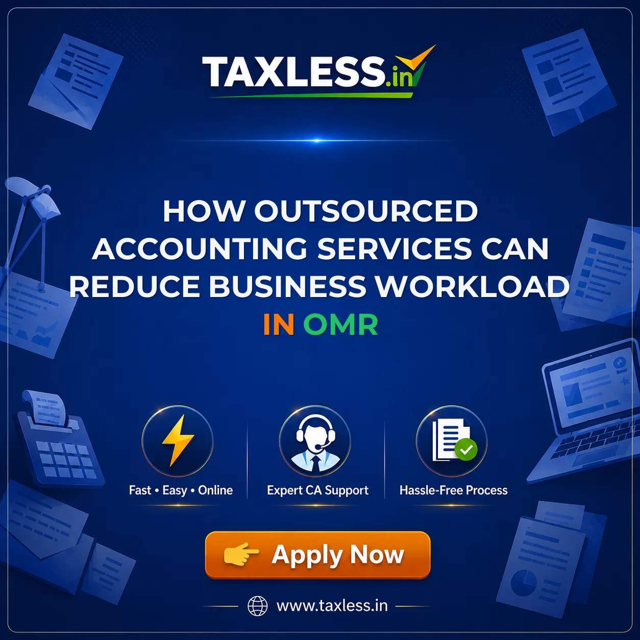 How Outsourced Accounting Services Can Reduce Business Workload in Omr
