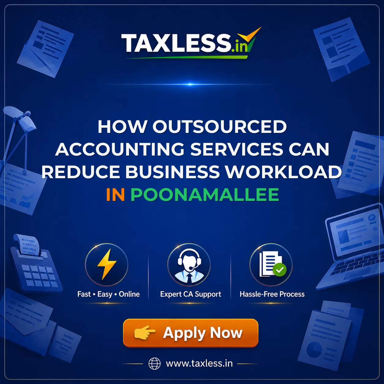 How Outsourced Accounting Services Can Reduce Business Workload in Poonamallee