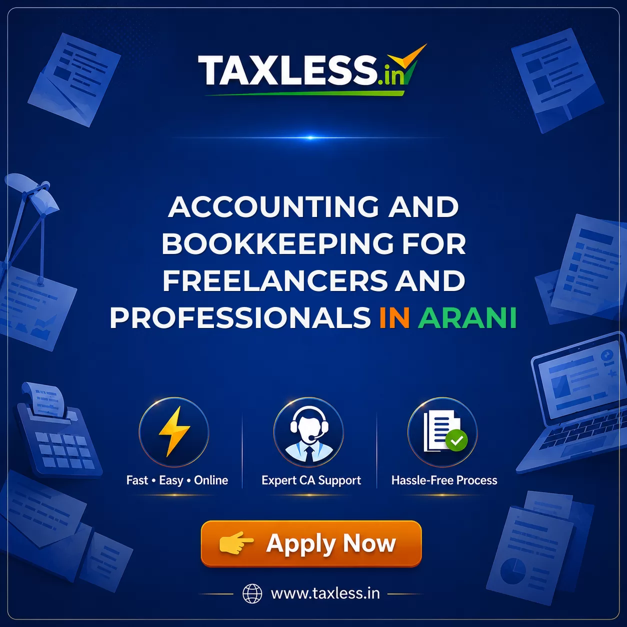Accounting and Bookkeeping for Freelancers and Professionals in Arani